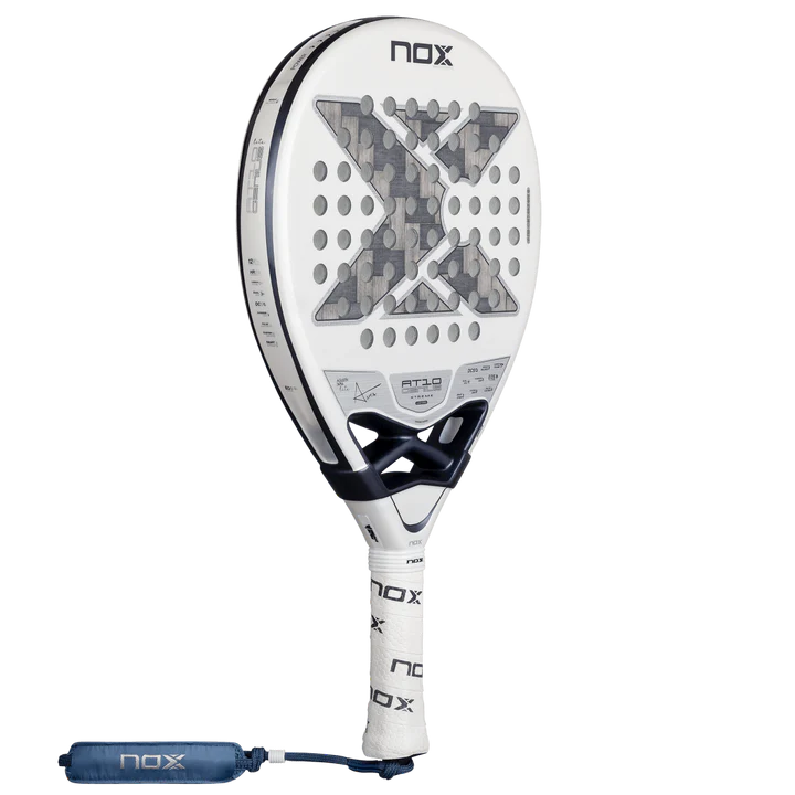 AT10 Luxury Genius 12K Alum XTREM Lite 2026 lightweight padel racket by Agustin Tapia front right