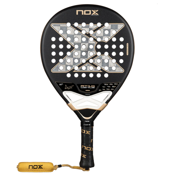 AT10 Luxury Genius 18K Alum 2026 padel racket with premium carbon construction front
