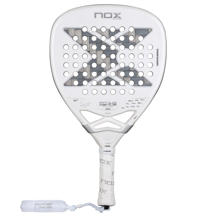 AT10 Luxury Genius Attack 12K Alum XTREM 2026 padel racket by Agustin Tapia front