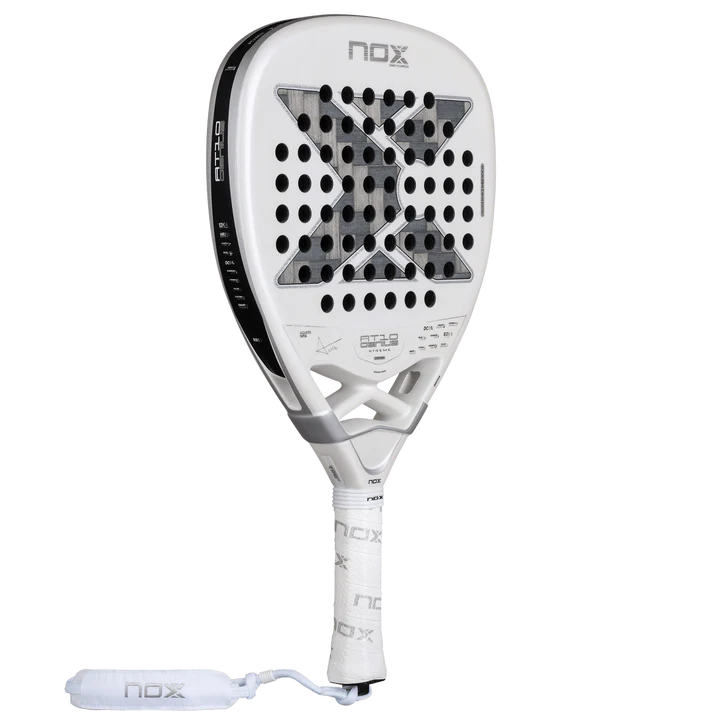 AT10 Luxury Genius Attack 12K Alum XTREM 2026 padel racket by Agustin Tapia front right