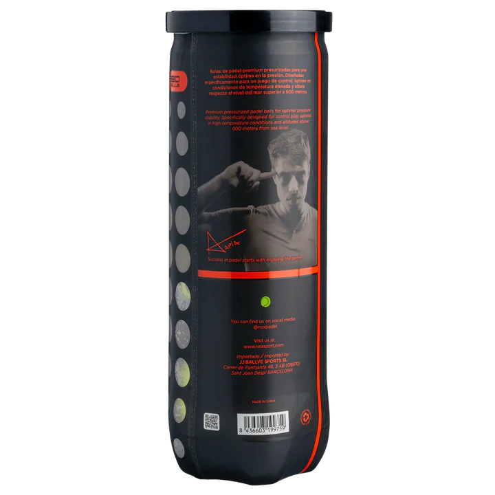 NERBO Padel Balls | 3-ball canister