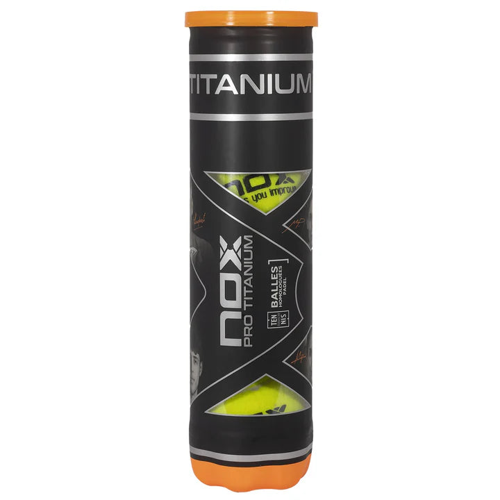 PRO TITANIUM 4 padel balls can