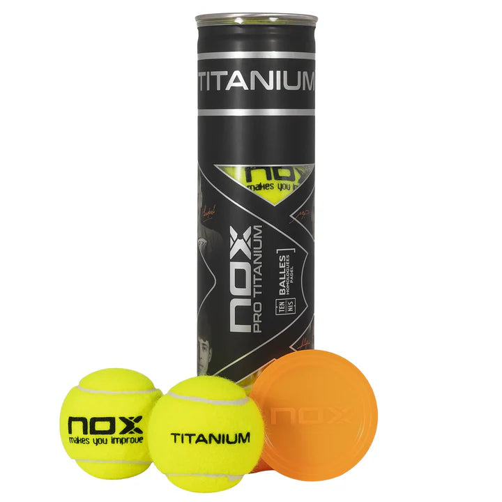 PRO TITANIUM 4 padel balls can