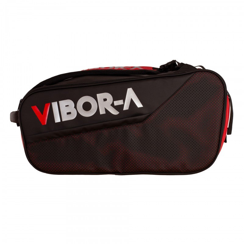Vibora Technic Padel Bag in Black/White - Black/Lima - Black/Red