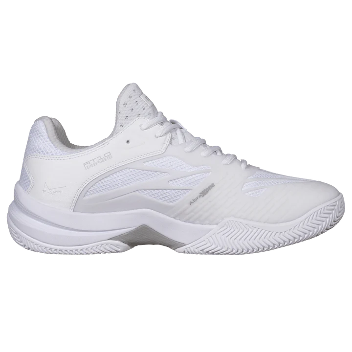 AT10 LUX White/Grey Padel Shoes