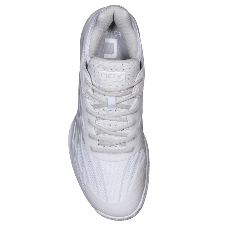 AT10 LUX White/Grey Padel Shoes